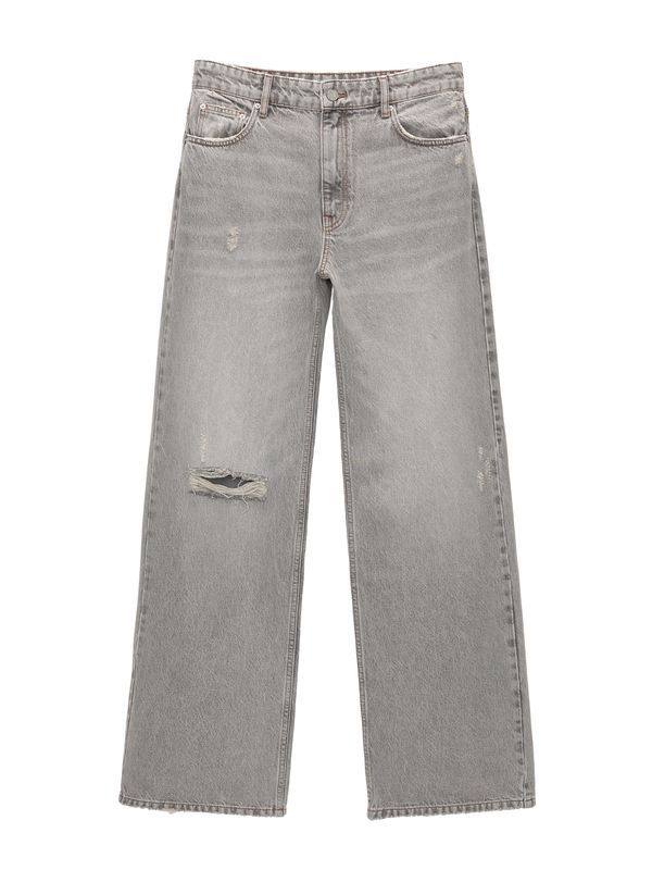 Pull&Bear Pull&Bear Kavbojke  siv denim