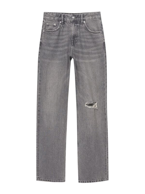 Pull&Bear Pull&Bear Kavbojke  siv denim