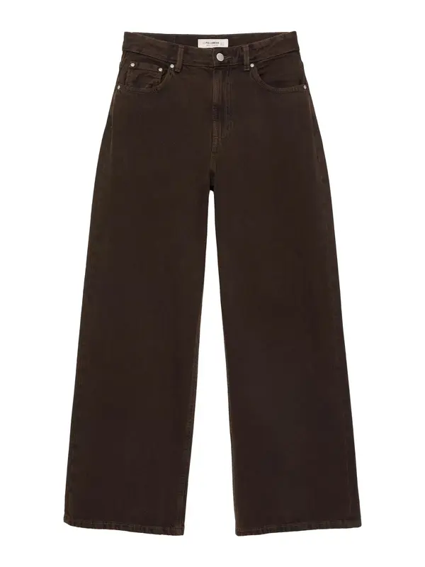 Pull&Bear Pull&Bear Kavbojke  temno rjava