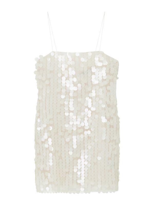 Pull&Bear Pull&Bear Koktejl obleka  šampanjec