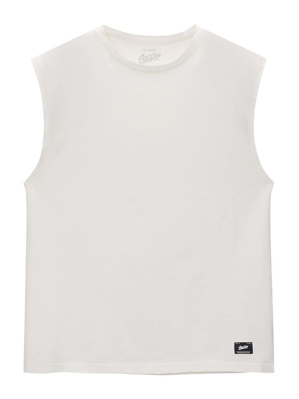 Pull&Bear Pull&Bear Majica  bela