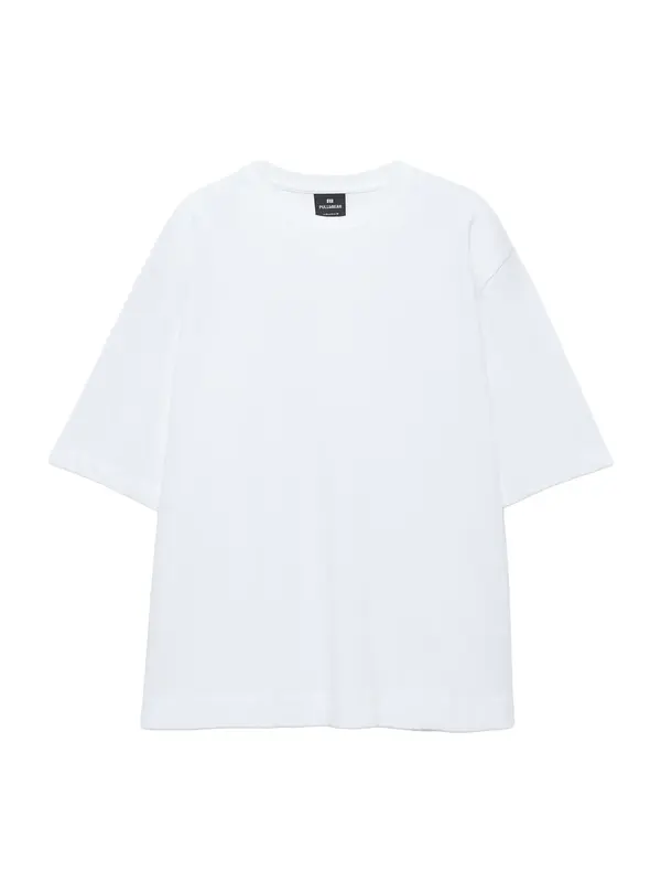 Pull&Bear Pull&Bear Majica  bela