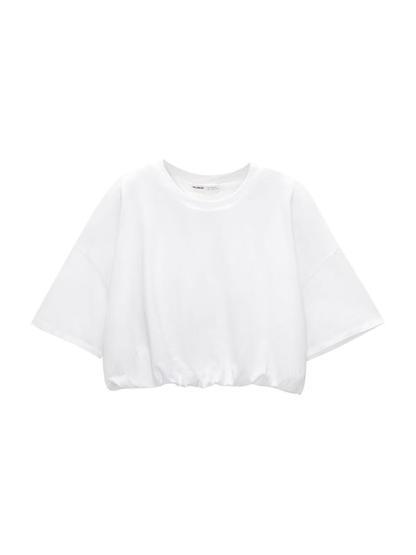 Pull&Bear Pull&Bear Majica  bela