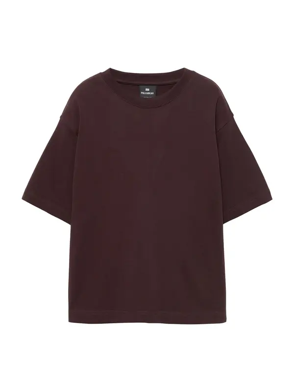Pull&Bear Pull&Bear Majica  bordo