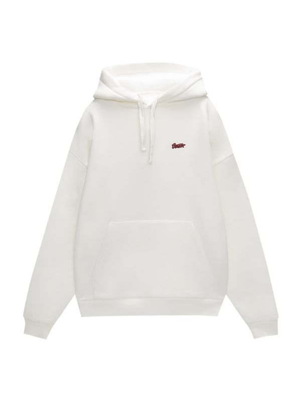 Pull&Bear Pull&Bear Majica  burgund / bela