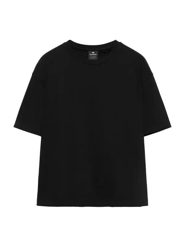 Pull&Bear Pull&Bear Majica  črna
