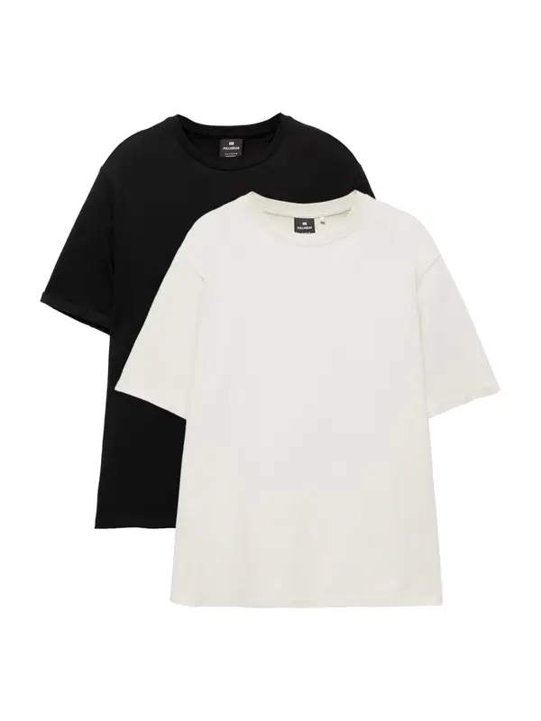 Pull&Bear Pull&Bear Majica  črna / bela
