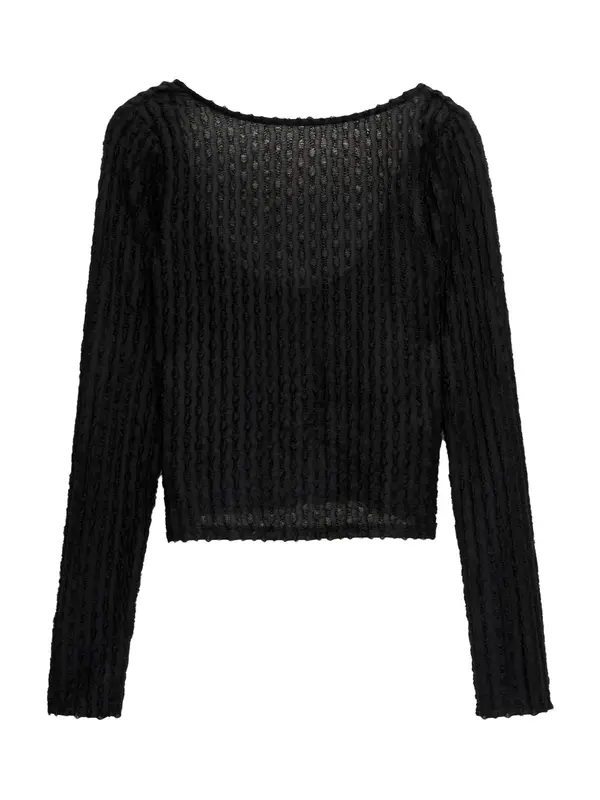 Pull&Bear Pull&Bear Majica  črna