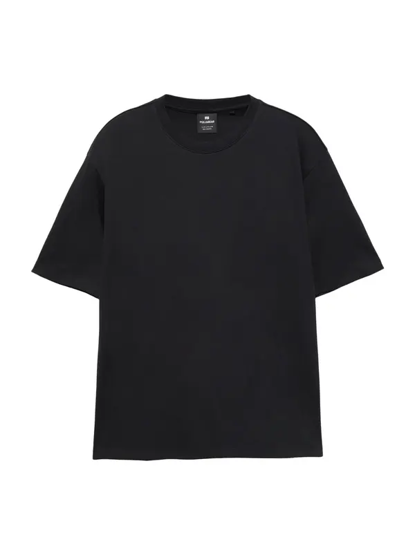Pull&Bear Pull&Bear Majica  črna
