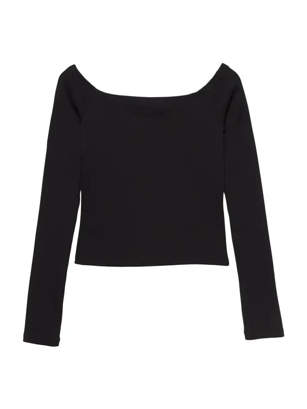 Pull&Bear Pull&Bear Majica  črna