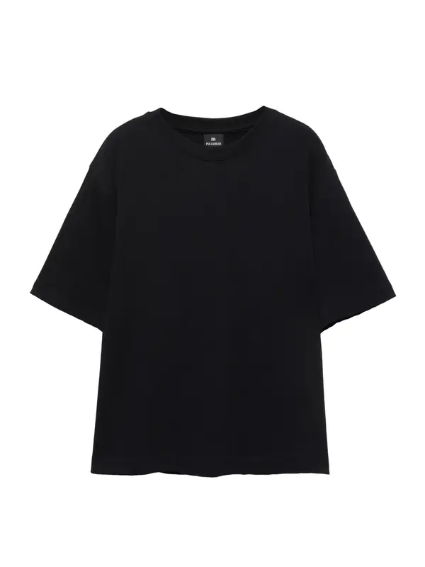 Pull&Bear Pull&Bear Majica  črna