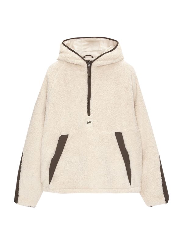 Pull&Bear Pull&Bear Majica  ecru / črna