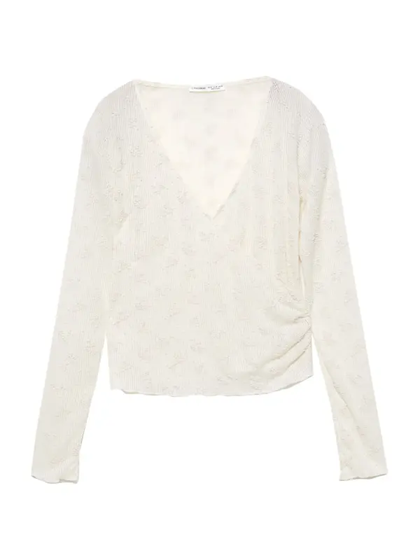 Pull&Bear Pull&Bear Majica  ecru