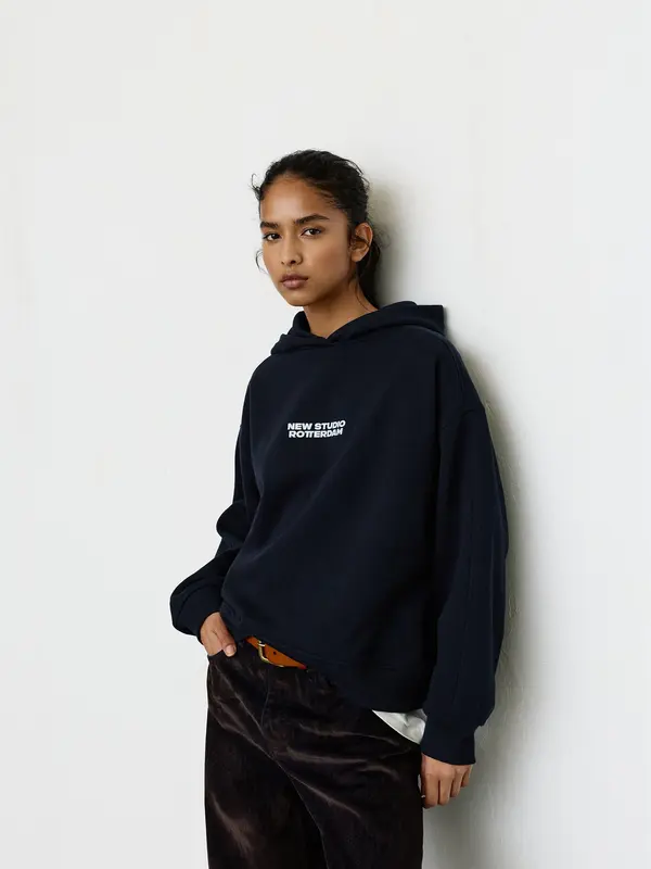 Pull&Bear Pull&Bear Majica  mornarska / bela