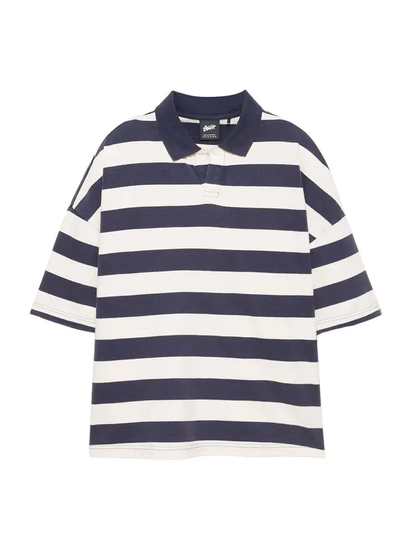 Pull&Bear Pull&Bear Majica  mornarska / roza / bela