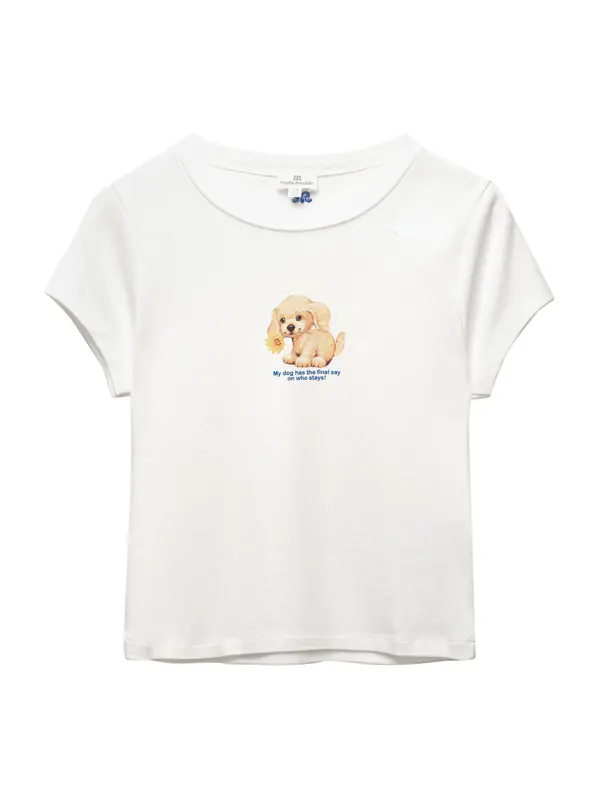 Pull&Bear Pull&Bear Majica 'PACIFIC'  bež / modra / bela