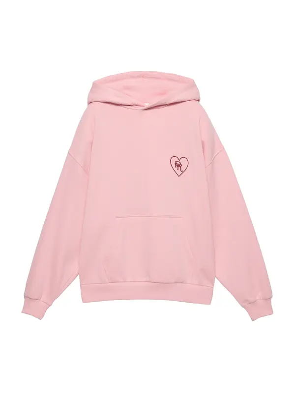Pull&Bear Pull&Bear Majica 'PACIFIC'  roza / ognjeno rdeča