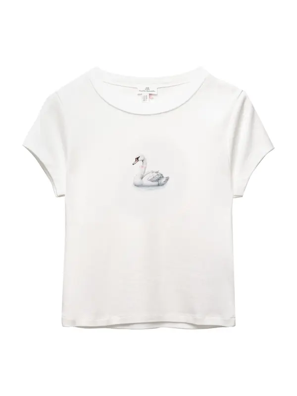 Pull&Bear Pull&Bear Majica 'PACIFIC'  svetlo siva / roza / črna
