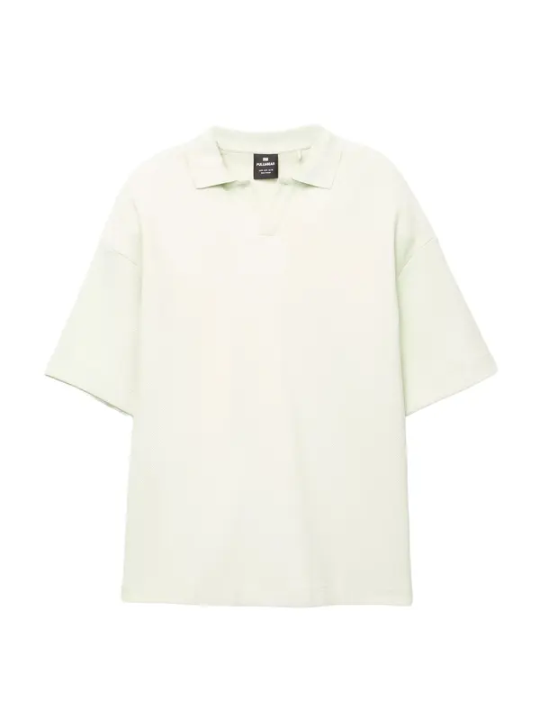 Pull&Bear Pull&Bear Majica  pastelno zelena