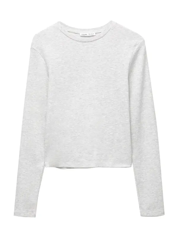 Pull&Bear Pull&Bear Majica  pegasto siva