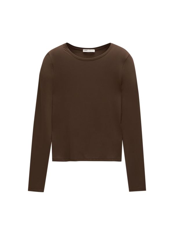 Pull&Bear Pull&Bear Majica  rjava