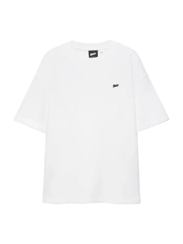 Pull&Bear Pull&Bear Majica 'STWD'  bela