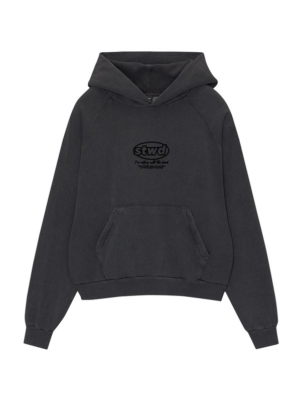 Pull&Bear Pull&Bear Majica 'STWD'  črna