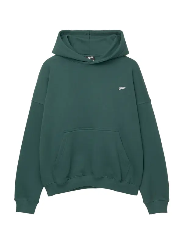 Pull&Bear Pull&Bear Majica 'STWD'  jelka / bela