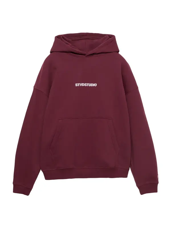 Pull&Bear Pull&Bear Majica 'STWD'  pastelno rumena / svetlo siva / burgund