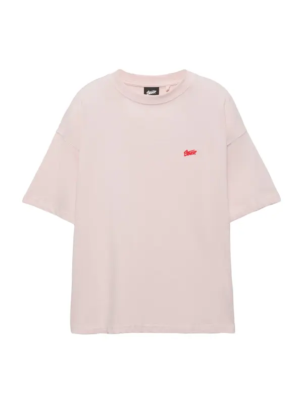 Pull&Bear Pull&Bear Majica 'STWD'  roza / rdeča