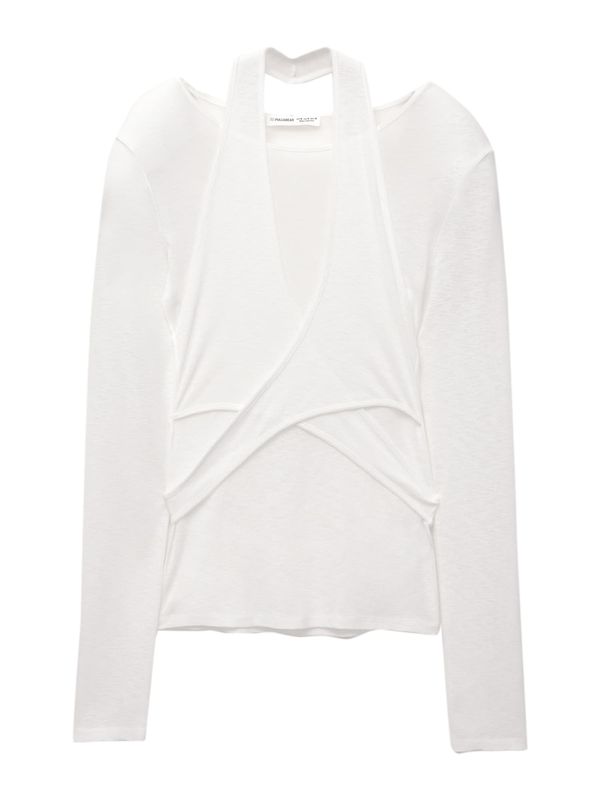 Pull&Bear Pull&Bear Majica  svetlo siva