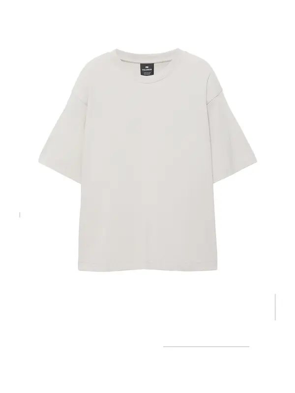 Pull&Bear Pull&Bear Majica  svetlo siva