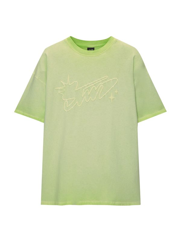 Pull&Bear Pull&Bear Majica  svetlo zelena