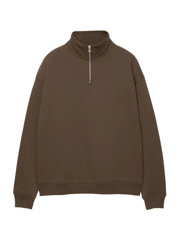 Pull&Bear Pull&Bear Majica  temno rjava
