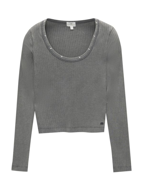 Pull&Bear Pull&Bear Majica  temno siva