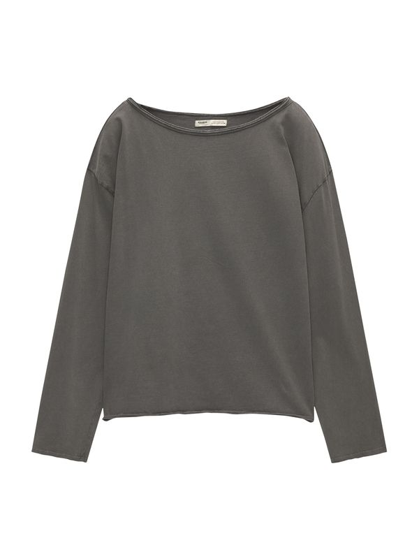 Pull&Bear Pull&Bear Majica  temno siva