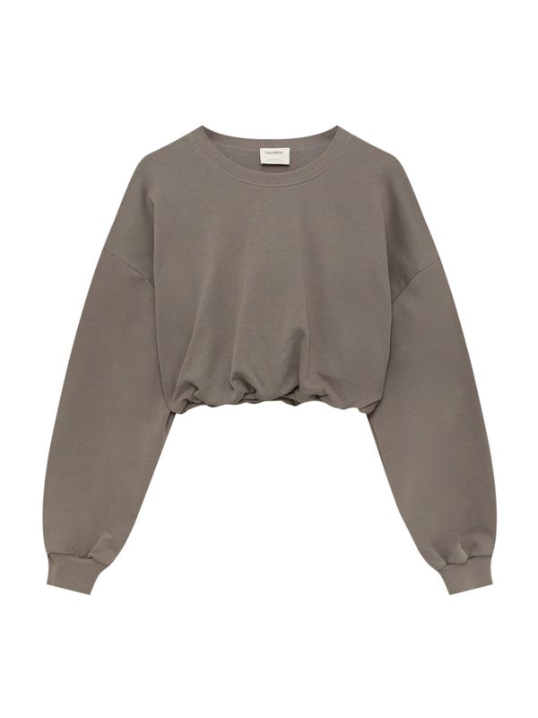 Pull&Bear Pull&Bear Majica  temno siva