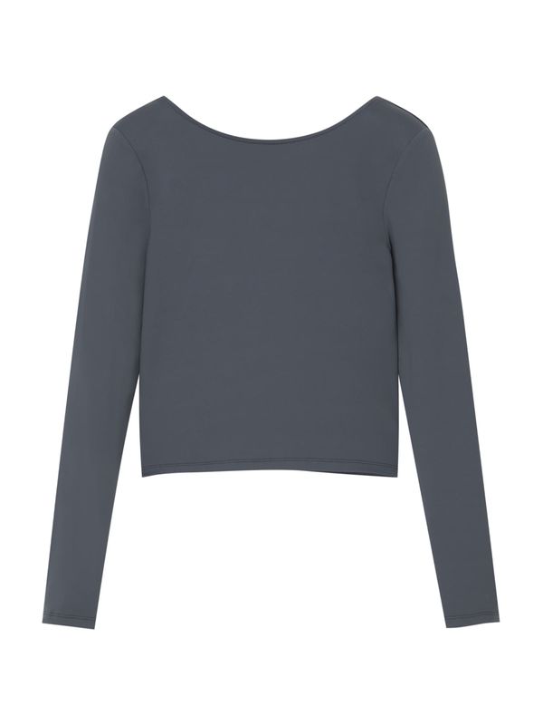 Pull&Bear Pull&Bear Majica  temno siva