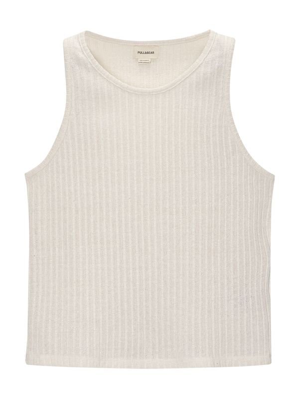 Pull&Bear Pull&Bear Majica  volneno bela