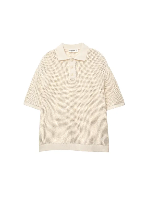 Pull&Bear Pull&Bear Majica  volneno bela