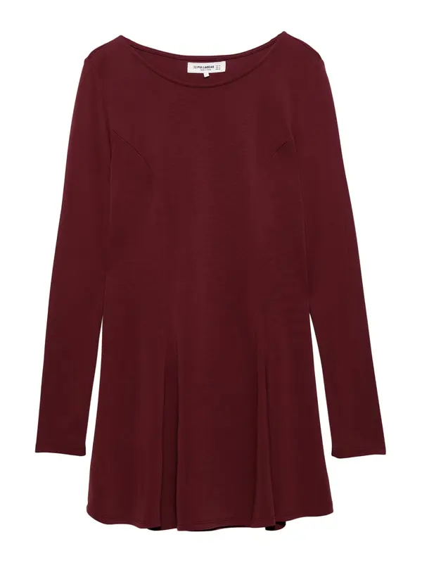 Pull&Bear Pull&Bear Obleka  bordo