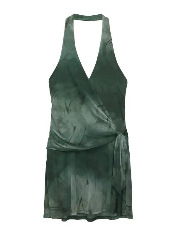 Pull&Bear Pull&Bear Obleka  meta / temno zelena