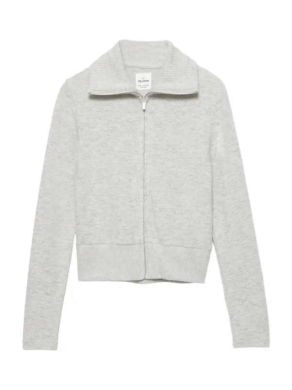 Pull&Bear Pull&Bear Pletena jopa  svetlo siva