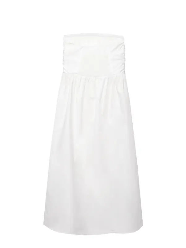 Pull&Bear Pull&Bear Poletna obleka  bela