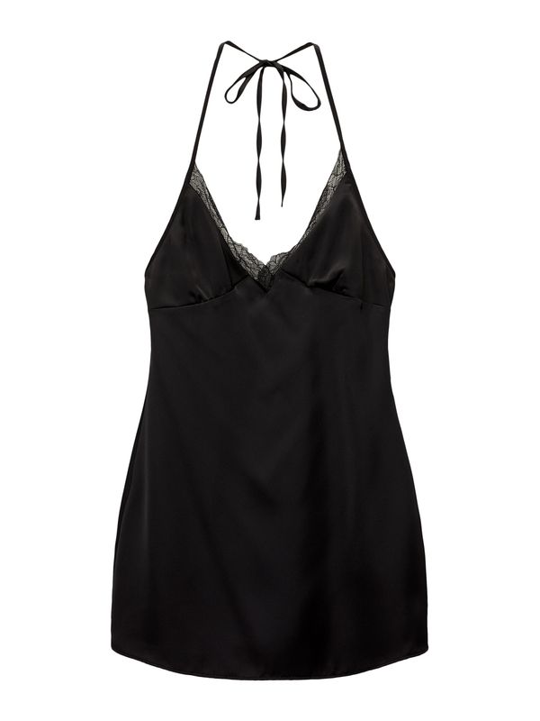 Pull&Bear Pull&Bear Poletna obleka  črna