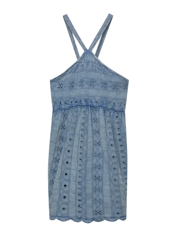 Pull&Bear Pull&Bear Poletna obleka  golobje modra
