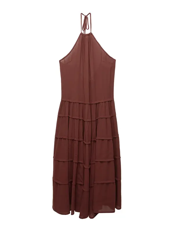 Pull&Bear Pull&Bear Poletna obleka  rjava