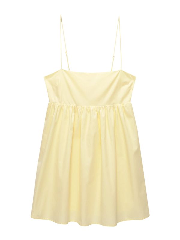 Pull&Bear Pull&Bear Poletna obleka  svetlo rumena