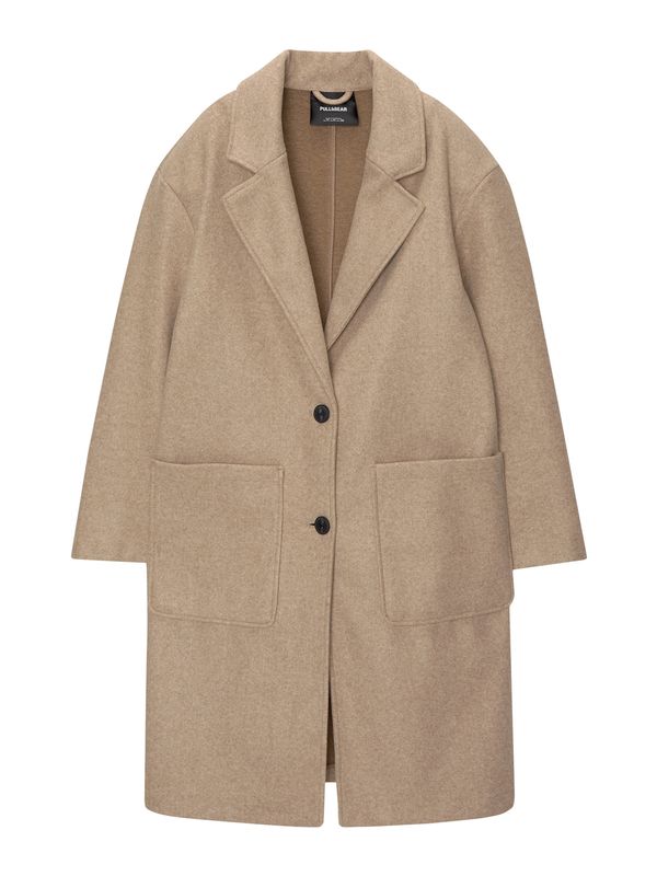 Pull&Bear Pull&Bear Prehoden plašč  pesek