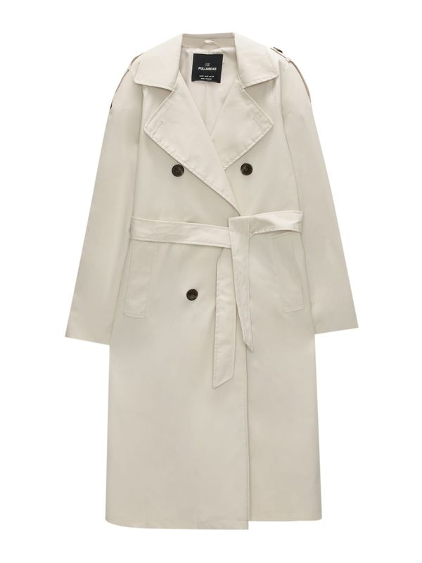 Pull&Bear Pull&Bear Prehoden plašč  pesek